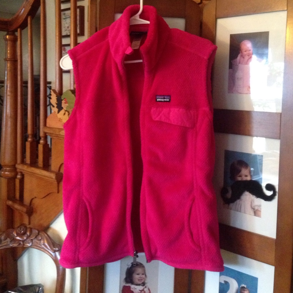 Pink Patagonia Vest